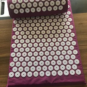 72*42cm mat+37*15*10cm pillow in  pouch  pink+white color