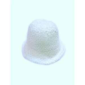 Cheap Lady Solid Thickened Soft Warm Fishing Outdoor Vacation Winter Hat Lamb Wool Bucket Hat