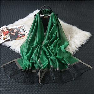 Summer Sunscreen Scarves Ladies Wild Silk Solid Color Shawl Thin Section Phnom Penh Scarf Scarves Women