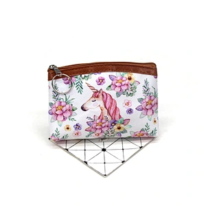 Factory direct cartoon unicorn coin purse cute pegasus children key coin purse mini wallet