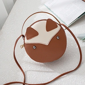 New Korean Style Female Bag Shoulder Messenger Small Round Bag Simple Fashion Personalized Mobile Phone Bag