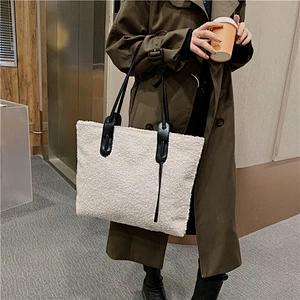 Factory Wholesale Custom  Women Handbag Fashion Lady Shoulder Bag Hot selling winter handbag Tote