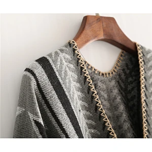 2020 Factory Direct Thick European American Style Cross Diamond Geometric Pattern Cashmere Big Shawl