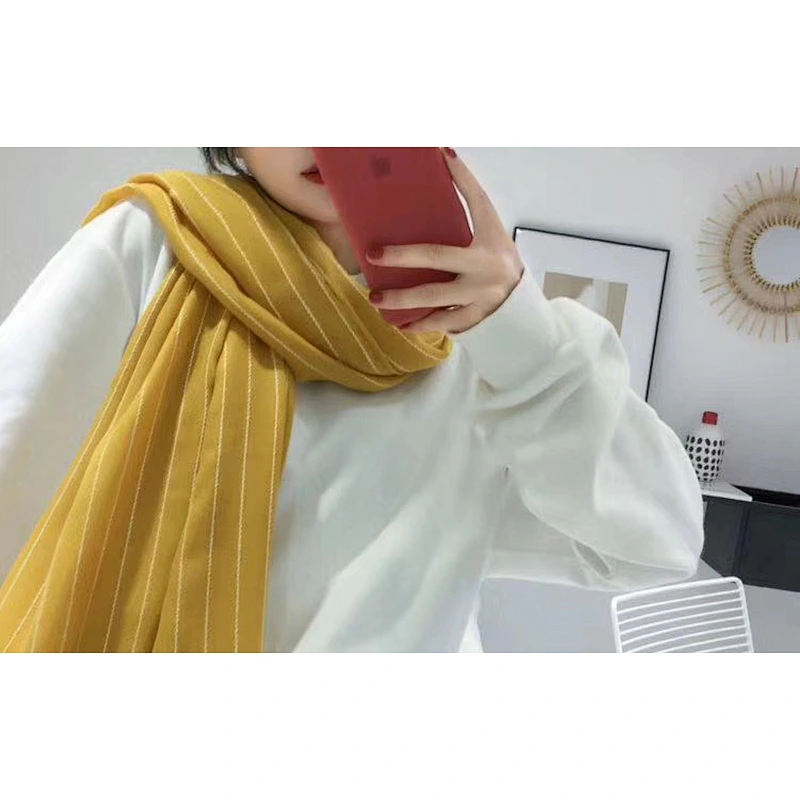 Scarf 2020 European Linen Fringed Ethnic Scarf Women Thick Warm Scarf In Winter