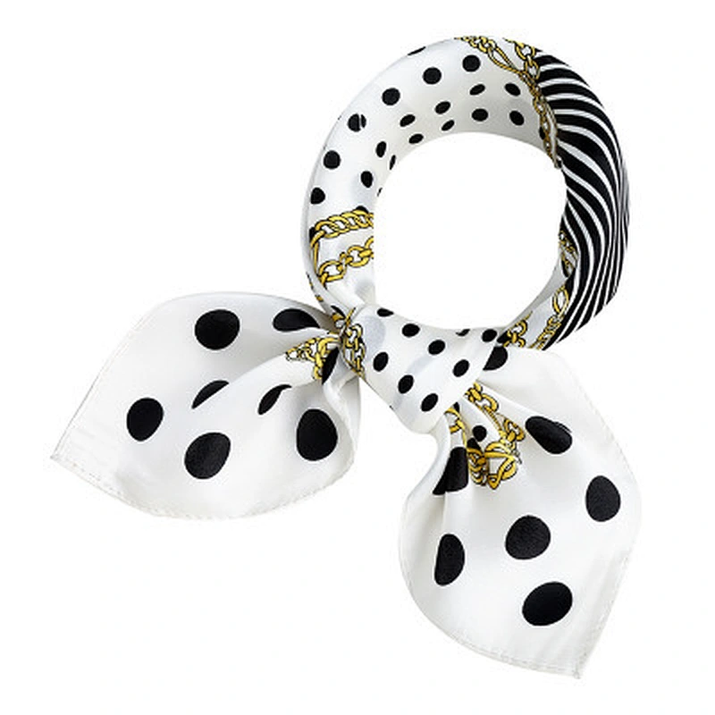 wholesale printing Satin Female silk small women silk square head scarf