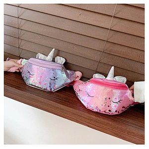 New fashion cartoon small bag 2020 spring children's backpack diagonal waist bag parent-child cute outdoor backpack