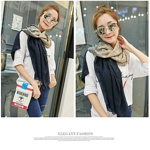 2020 Spring Autumn New Cotton And Linen Scarf Factory Wholesale Retro Pattern Scarf Customized