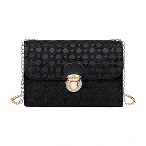2021 Korean Fashion Ladies Crossbody Small Bags Wholesale Trend Embossed Chain Casual Women Pu Bags