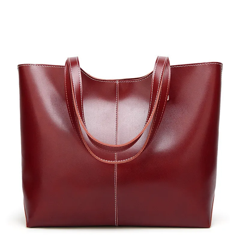 2020 Customized Vintage Casual Satchel for Women Laptop Bag Fashion Ladies PU Leather Tote Bag Shoulder Handbags