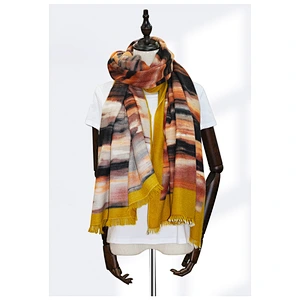 2020 Hot-Selling Acrylic Cashmere Scarves European American Printing Spot Scarf Graffiti Shawl