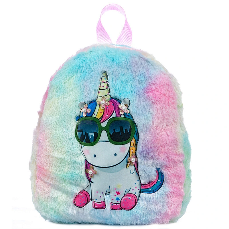 New hot sale sequins children backpack cute cartoon doll sequins small school bag kindergarten cartoon small backpack
