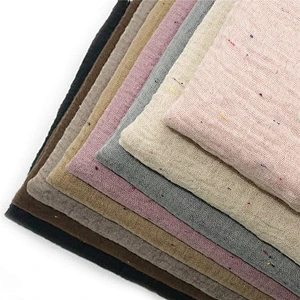 Female cotton and linen solid color little wild tassel scarf soft shawl muslim headscarf