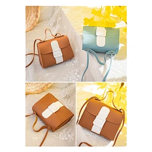 Lychee Pattern Small Bag 2021 Japan Korea New Female Shoulder Portable Casual Color Matching Crossbody Bag