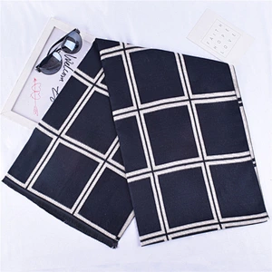 Hot Style Wholesale Autumn/Winter New British Plaid Cashmere Scarf Thick Warm Dual-Use Big Shawl