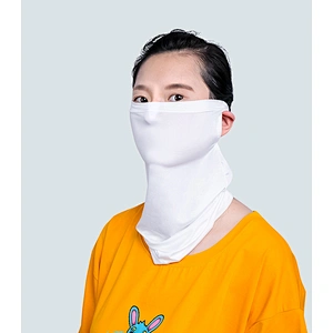 Outdoor Summer Pure Breathable UV Protection Polyester Veil Scarves Bandana For Women