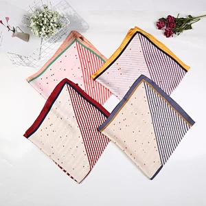 Stars and stripes printed sunscreenscarf OL professional wild designer 100% silk scarf square