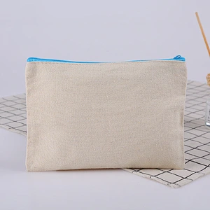 Canvas Blank Painting Advertisement Convenient Style Various Pen Bags Pencil Bag Custom Pencil Bag