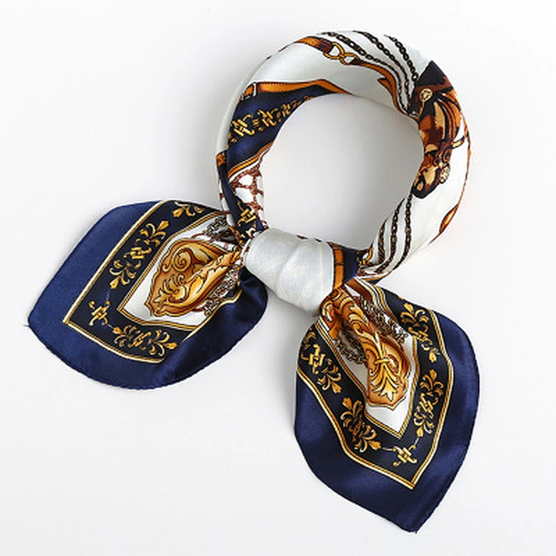 wholesale printing Satin Female silk small women silk square head scarf