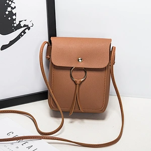 New Women Buckle Casual Small Square Bag Shoulder Messenger Mobile Phone Bag Wholesale Women Hand Bags