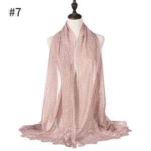 Leaf Jacquard Linen Dubai Abaya Kimono Islam Muslim Hijab Abayas For Women Kaftan Caftan Marocain Turkish Islamic Scarf