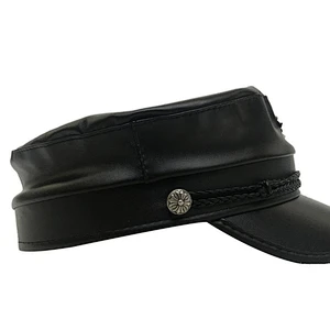 custom China factory high quality OEM faux leather 3D embroidery snapback hat