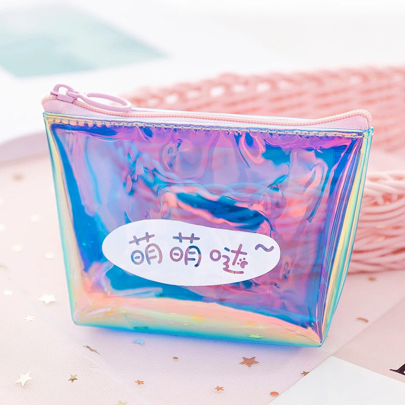 Fashion creative laser coin purse mini colorful girl coin purse coin purse