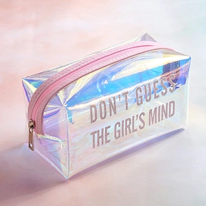 New Creative Laser Make Up Bag Cosmetic Storage Travel Cosmetic Bag Makeup Pouch Brush Zipper Bag
