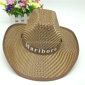 2020 Top sale Farmers wholesale cowboy mexican sombrero mat Wide brim grass straw hats