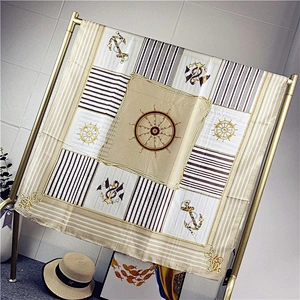 Large-Size New Silk Satin Scarf, Summer Sun Protection Decorative Dual-Use Scarf Women