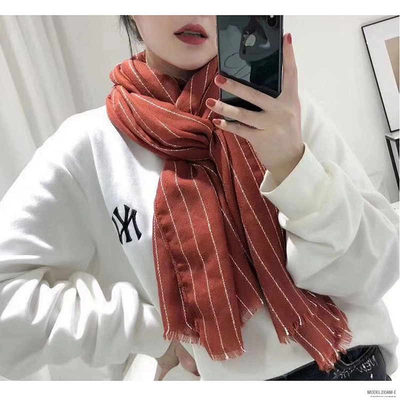 Scarf 2020 European Linen Fringed Ethnic Scarf Women Thick Warm Scarf In Winter