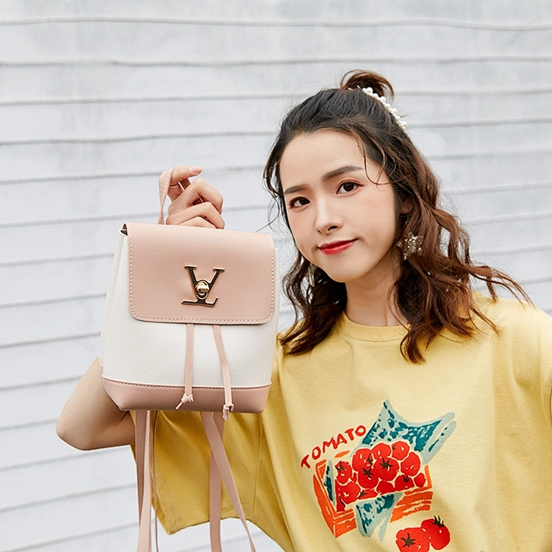 High Quality Leather Handbags Fashion PU Girl Backpacks Affordable Cute Wild Female 3 IN 1 Crossbody Bag