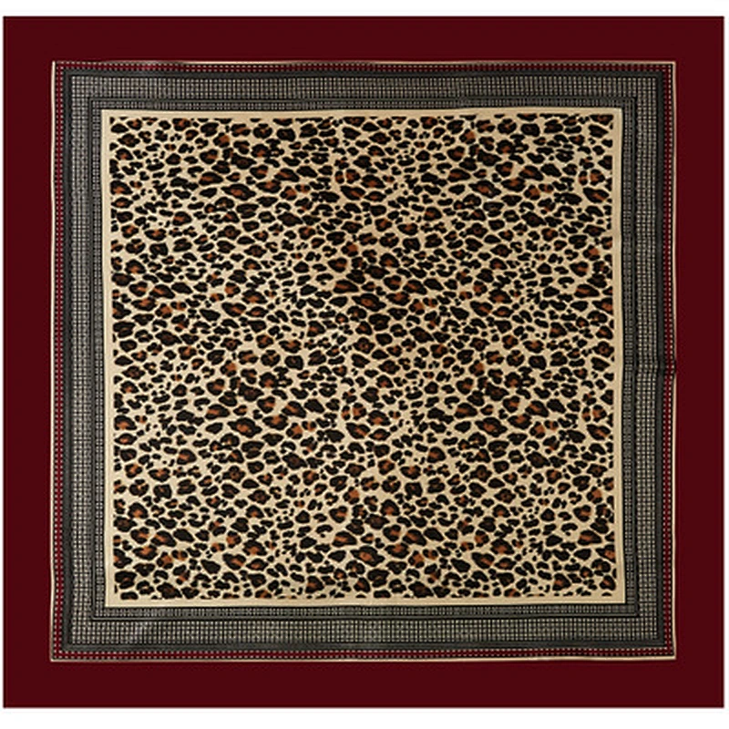 Factory direct silk scarves 90x90 female shawl retro wild scarf square small scarf wholesale