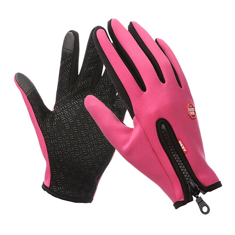 Wholesale Price Cycling Gloves Full Finger Neoprene PU Breathable Leather Warm Winter Outdoor Sports Gloves