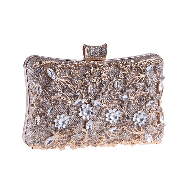 Chi Belle embroidery beaded black woman vintage evening clutch bag wedding custom purse