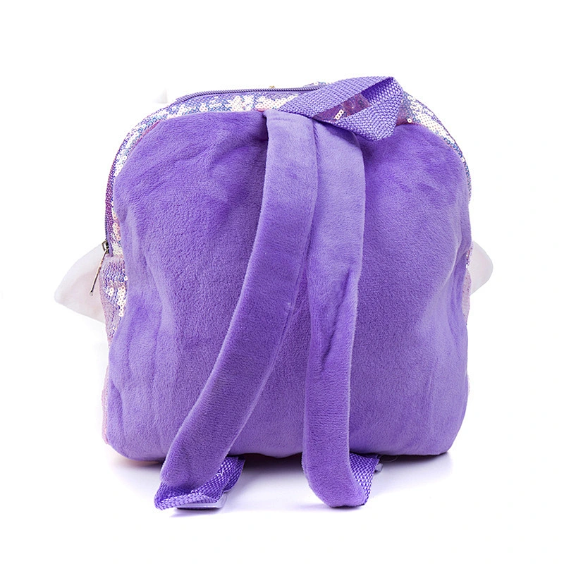 Plush unicorn cartoon kindergarten school bag cute children small backpack girl backpack