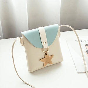 Factory Direct Lucky Star Bucket Coin Purse Little Girl Tassel Shoulder Phone Bag Messenger Bag