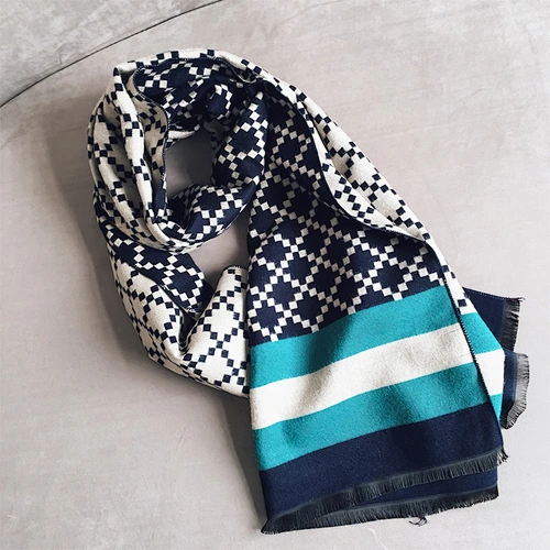 Lady Cashmere Scarf Plaid Shawl Women Pashmina Scarf Shawl Warm Cashmere Plaid Air Conditioning Shawl