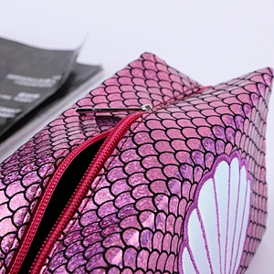 Mermaid Cosmetic Bag Makeup Bag Travel Bag Handy Large Portable Wash Pouch Waterproof Zipper Handbag