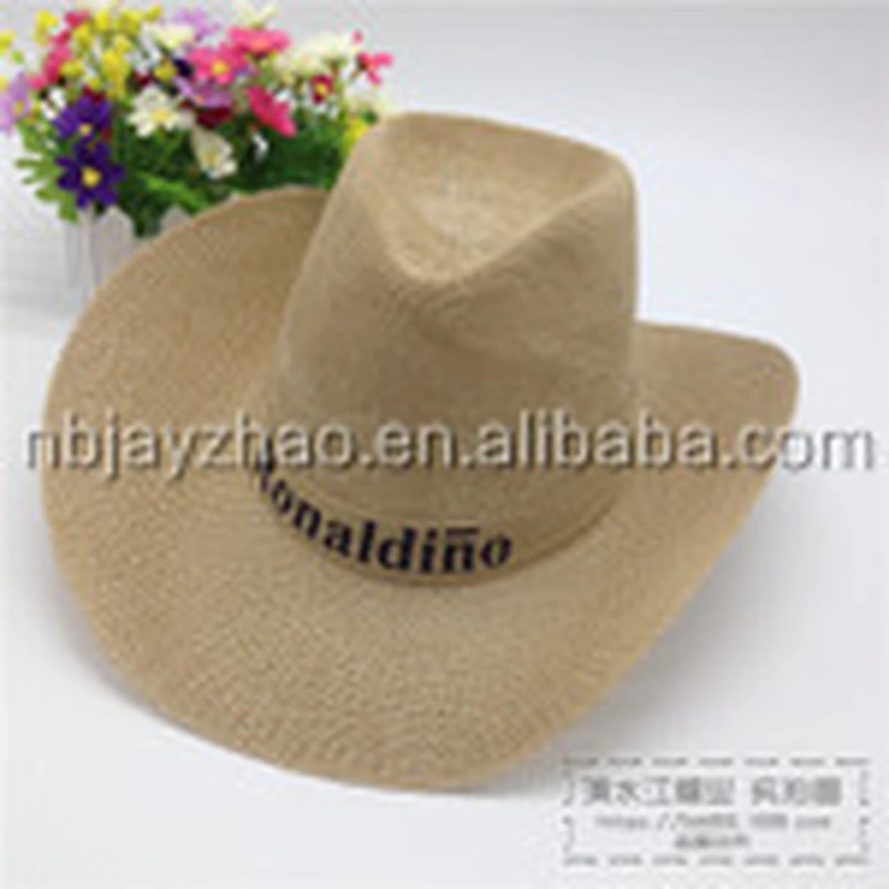 2020 Top sale Farmers wholesale cowboy mexican sombrero mat Wide brim grass straw hats