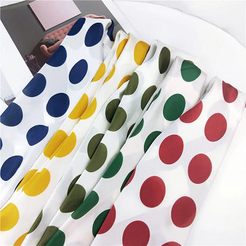 New wave polka dot small square female spring and summer wild decoration literary small square scarf