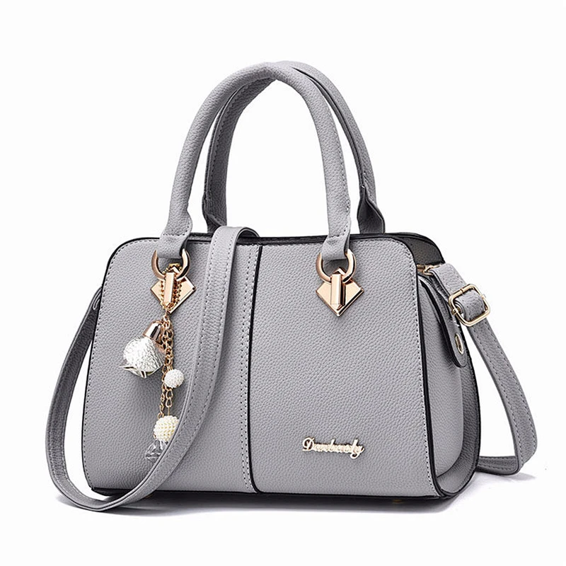 2020 High Quality Elegance Luxury Tassel Chain Pu Leather Shoulder Handbag