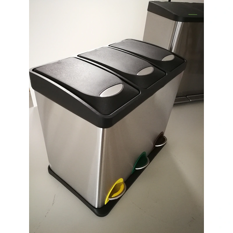24L, 3pcs*8L  together dustbin 46*26.5*39.5Hcm