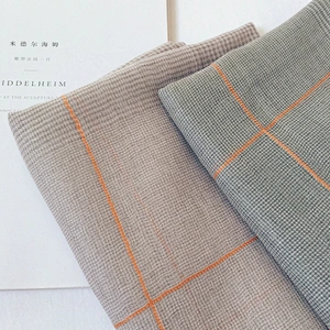 Small plaid scarf female spring and summer cotton and linen tulle beach towel sunscreen shawl scarf