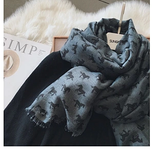 Winter Fashion Thin Silk Scarf Korean Decorative Scarf Cotton And Linen Sunblock Shawl Dual-Use Scarf