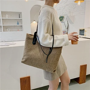 Factory Wholesale Custom  Women Handbag Fashion Lady Shoulder Bag Hot selling winter handbag Tote
