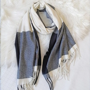 Wholesale Korean Version Lovers New Striped Lattice Cashmere Scarf Women Trend Scarf Thick Warm Scarf