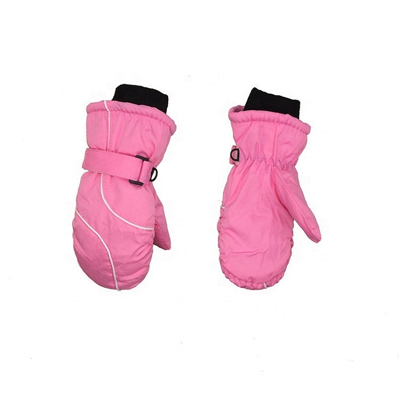 Hot Sale Children Outdoor Windproof Winter Warm Gloves Kids Full Finger Skiing Gloves