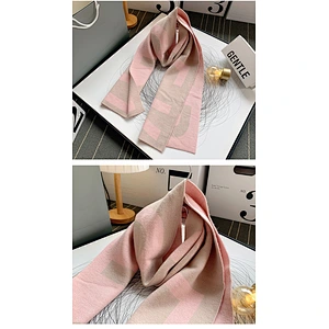 cashmere scarf women's double-sided two-color dual-use scarf thickened warmth shoulder knit long shawl