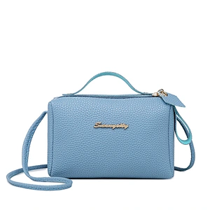 2020 Wholesale Multicoloured Faux Leather Fashion Messenger Luxury Vintage Handbag For Women Logo