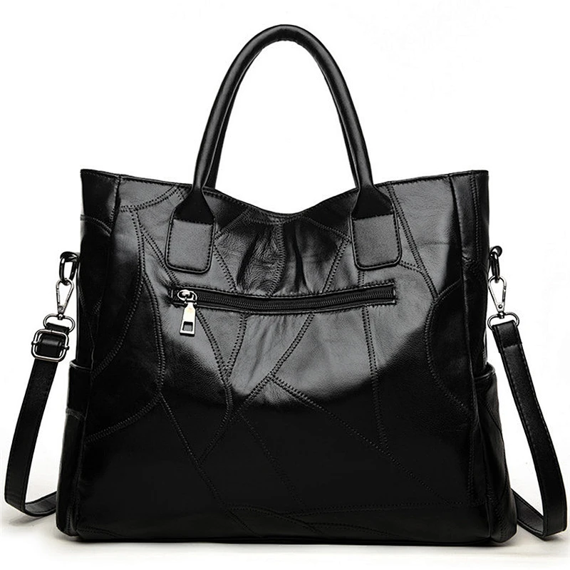 New fashion womens genuine leather tote shoulder bag ladies handbag